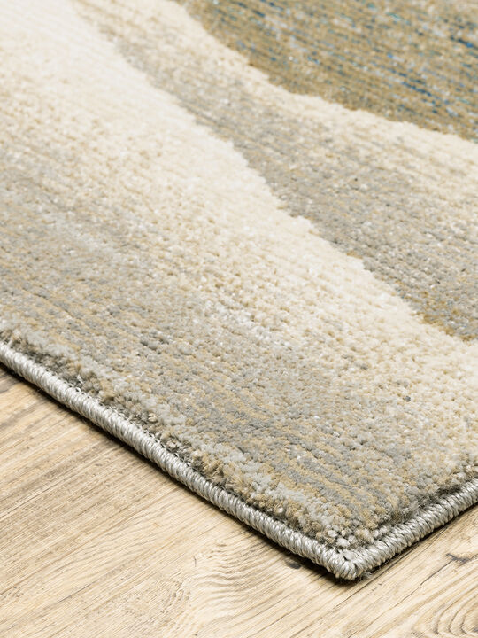 Evolution 1'10" x 3'2" Beige Rug