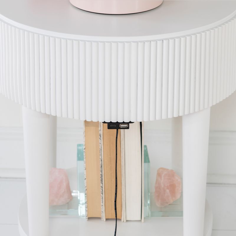 Adeline Round Nightstand image number 3