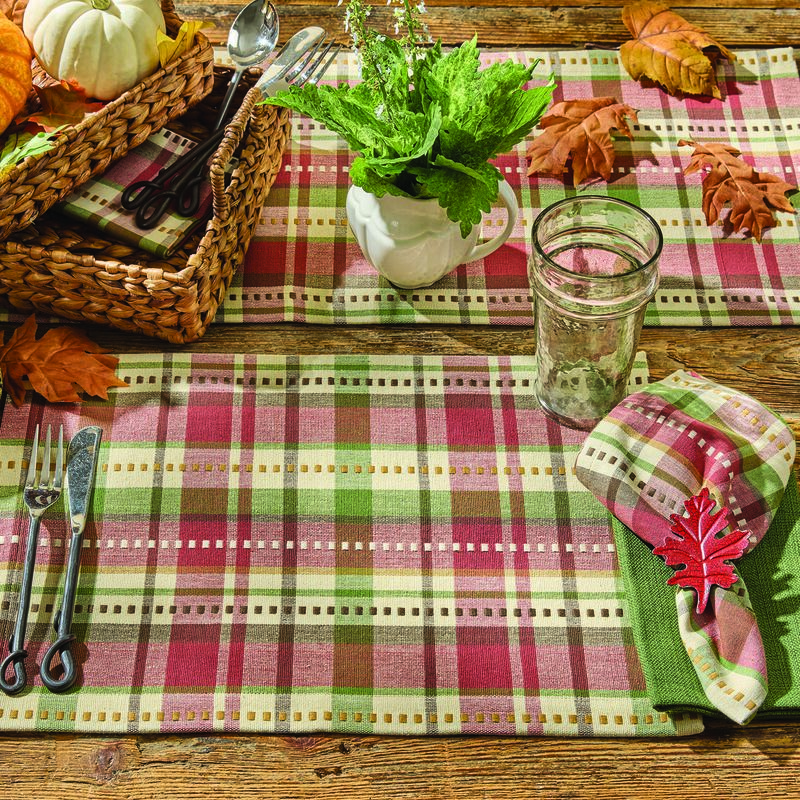 Park Designs Winfield Plaid Red Placemat Set Of 4 image number 1