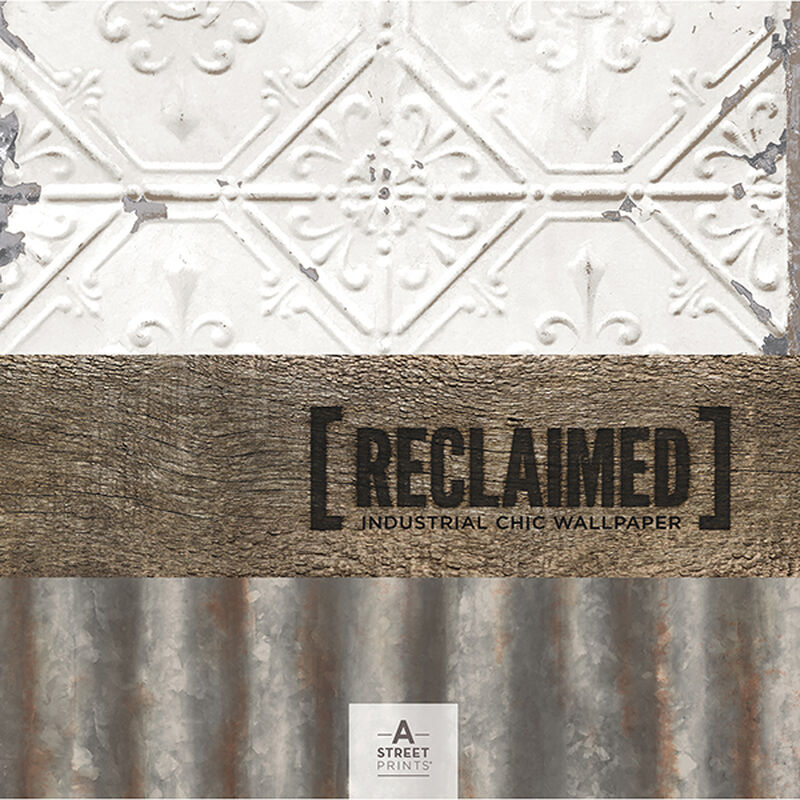 Grey Weathered Plank Wallpaper image number 3