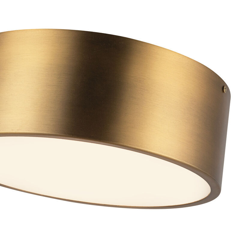 Brisbane 11 in 2 Lights Flush Mount image number 4