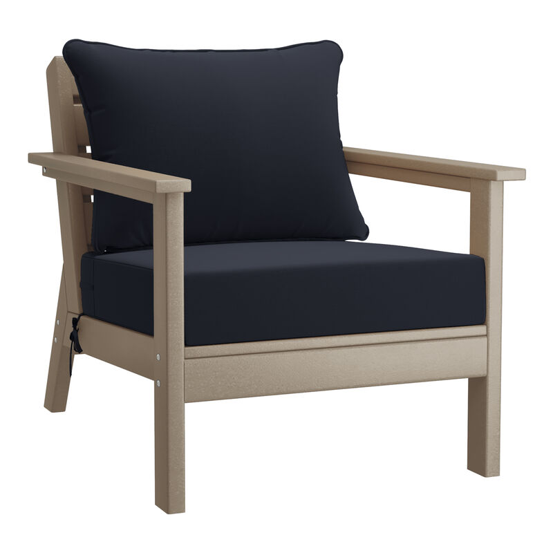 WestinTrends Outdoor 6-Piece Modular Sectional Patio Furniture Sofa Set