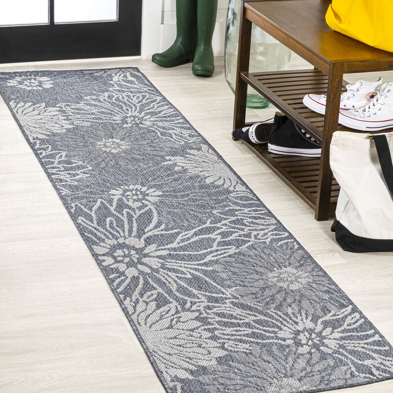 Bahamas Modern All Over Floral Indoor/Outdoor Area Rug