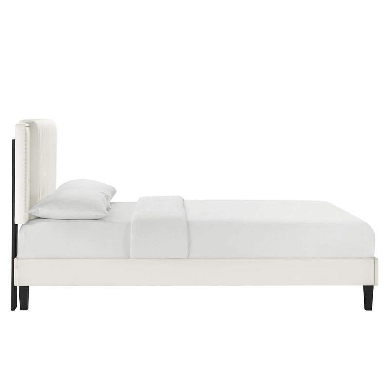 Modway - Zahra Channel Tufted Performance Velvet Full Platform Bed image number 2