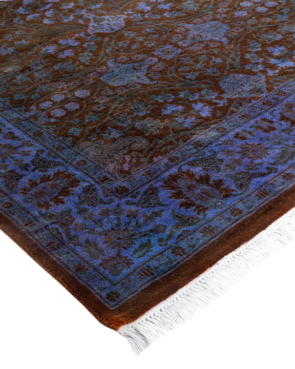 Fine Vibrance, One-of-a-Kind Hand-Knotted Area Rug  - Orange, 3' 0" x 10' 9"