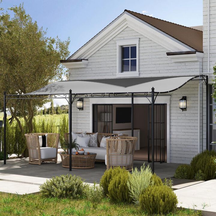 Hivvago 10' x 16' Metal Patio Canopy for Garden & Backyard