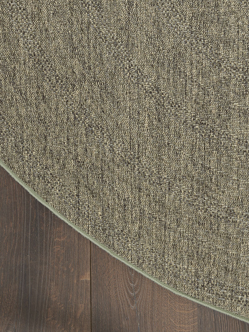 Tulum TLM04 Olive 8' x Round Rug