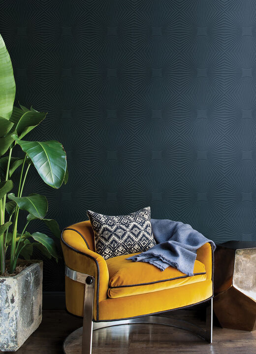 Silvie White Tin Burst Paintable Wallpaper