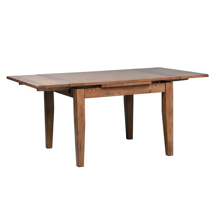 Liberty Furniture Treasures Retractable Leg Table - Oak in Rustic Oak