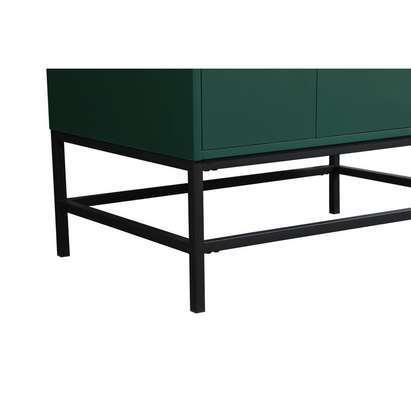 Elegant Kitchen and Bath 32 inch Single bathroom vanity in green