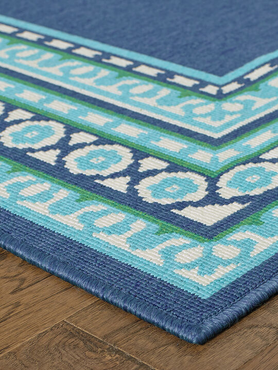 Meridian 3'7" x 5'6" Navy Rug