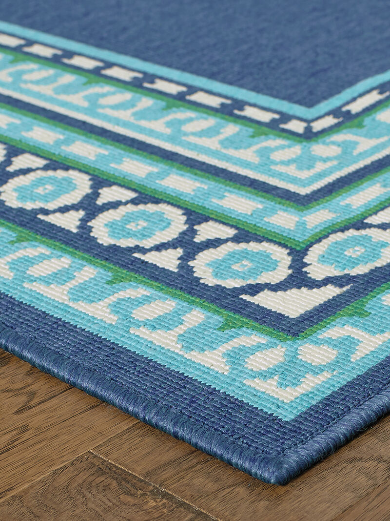 Meridian 3'7" x 5'6" Navy Rug