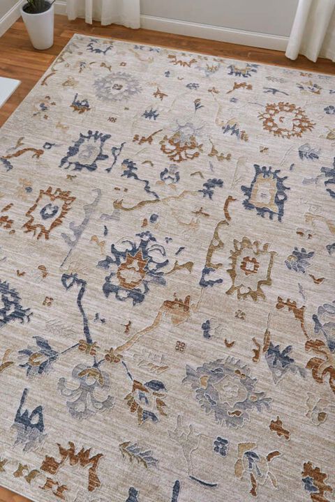 Pasha 39M8F Ivory/Multi 5' x 7'6" Rug