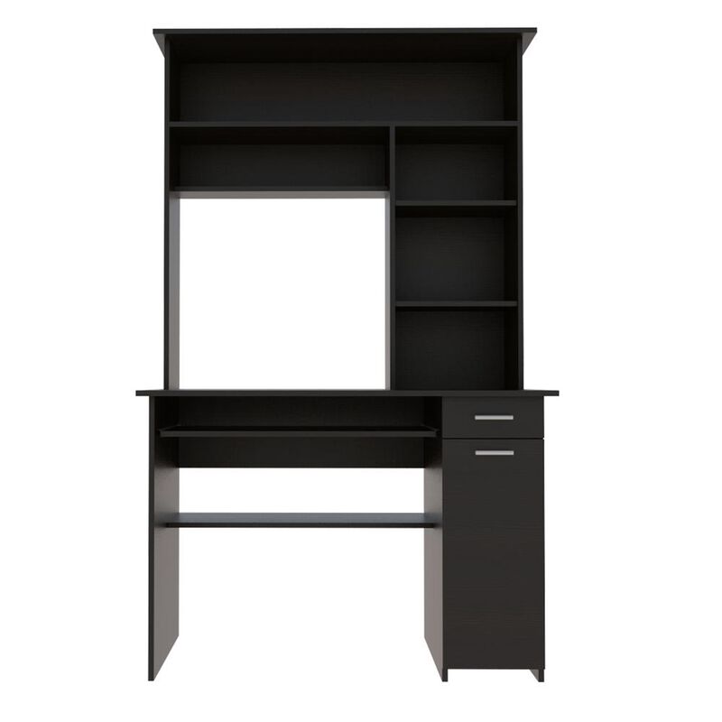 Xalo 180 Compu Hutch Desk In Black