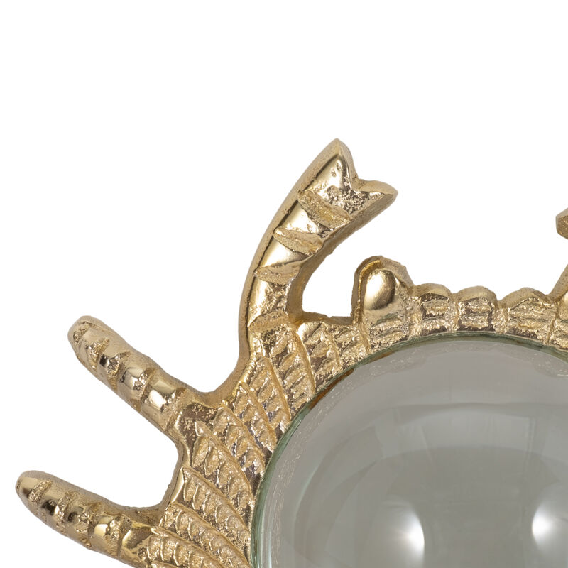7" Crab Magnifying Glass, Gold image number 4