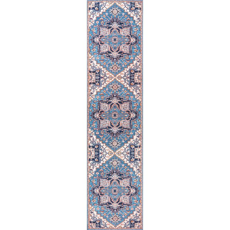 Cirali Ornate Large Medallion Machine-Washable Area Rug