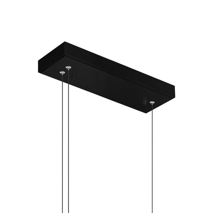 Candora Integrated LED Black Island/Pool Table Light