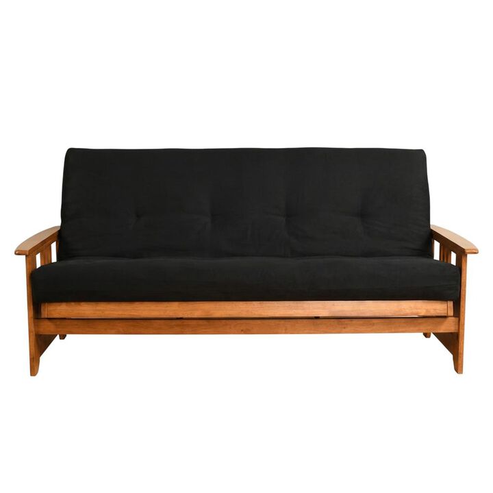 Phoenix&nbsp;Frame-Barbados&nbsp;Finish-Suede Black Mattress