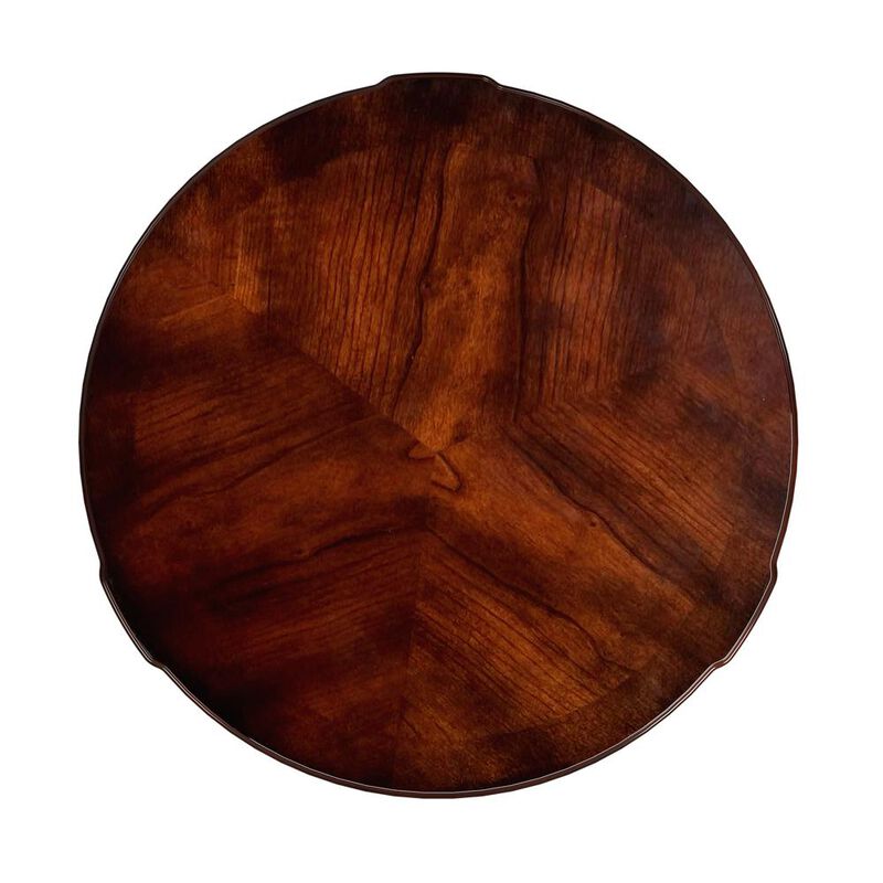 Butler Specialty Thurmond Drum 20W Drum Side Table, Dark Brown