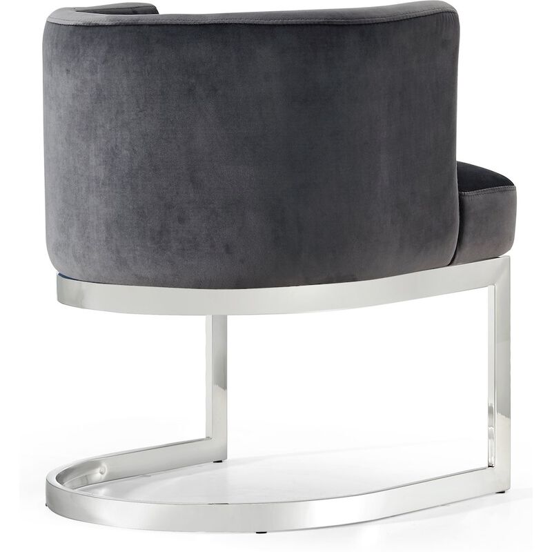 Meridian Furniture Gianna Grey Velvet Dining Chair