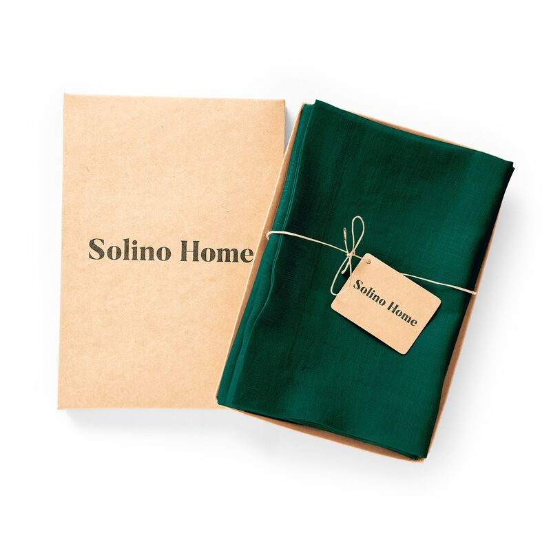 Christmas Linen Dinner Napkins 20 x 20 in Set of 6 - Sonoma, Solino Home