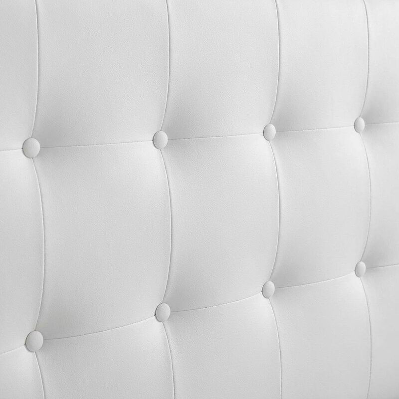 Upholstered Vinyl Full Headboard with Stylish Design and Durable Build image number 5