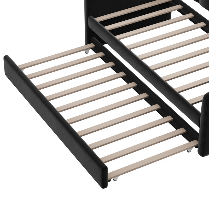 Merax Velvet Sofabed with USB