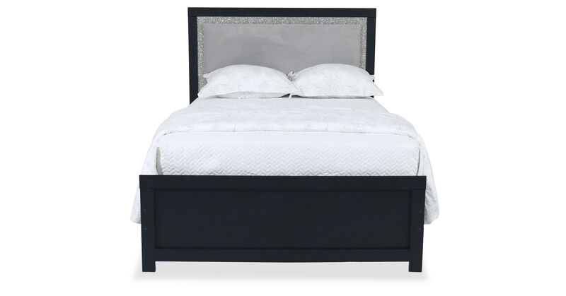 Ashley|Raechalla Bedroom Black By Ash|Raechalla Black Twin Bed|Twin Non-storage Bed image number 0