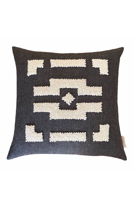 Punch Needle Ndebele Pillow - Cover Only
