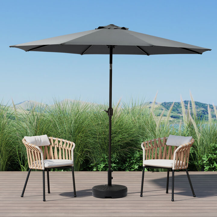 WestinTrends Westintrends 9 ft. Patio Table Umbrella with tilt and crank features