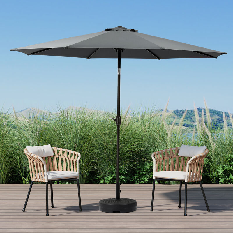 WestinTrends Westintrends 9 ft. Patio Table Umbrella with tilt and crank features