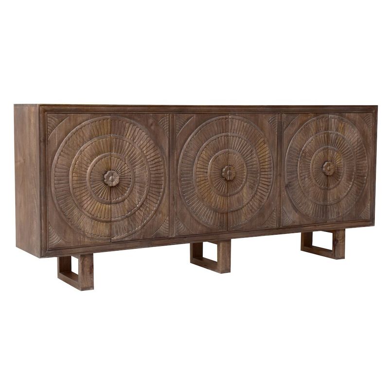 Alex Hamilton Albert Cabinet with 6 Hand Carved Doors