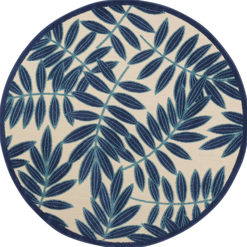 HomeRoots Abstract Non Skid Area Rug image number 0