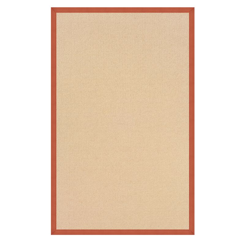 Linon Athena Natural & Burnt Orange, Rug image number 0