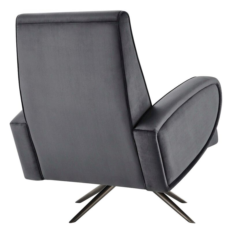 Superior Performance Velvet Swivel Chair image number 3
