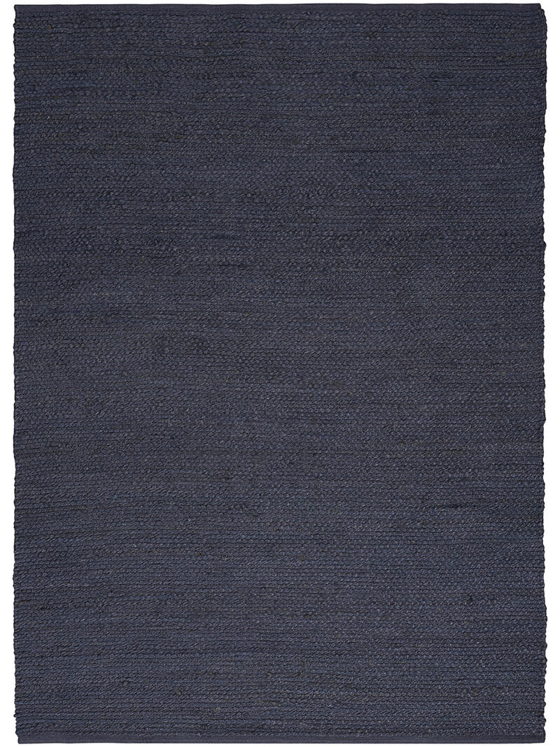 Natural Jute NJT01 Navy 5' x 7' Rug