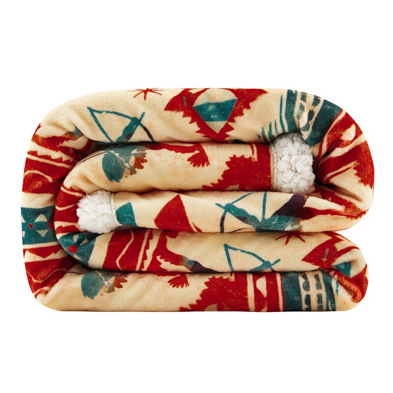 Arizona Campfire Sherpa Throw image number 4