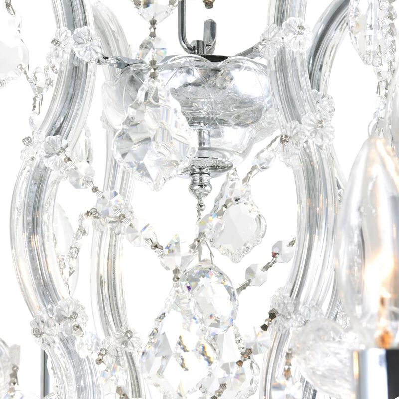 Maria Theresa 13 Light Up Chandelier With Chrome Finish