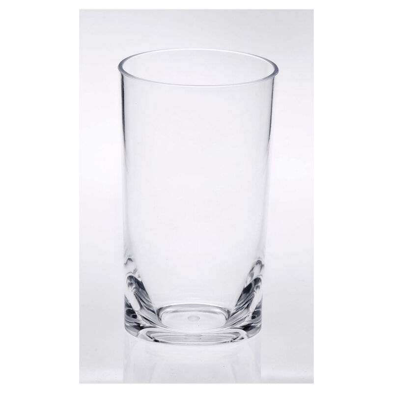 HomeRoots Set of Four Clear Acrylic Stemless Highball Glass image number 2