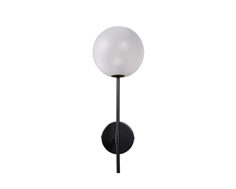 Elk Black Frosted Sconce image number 2