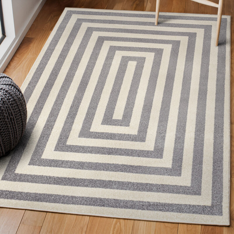Bandol Modern Classic Mitre Stripe Area Rug
