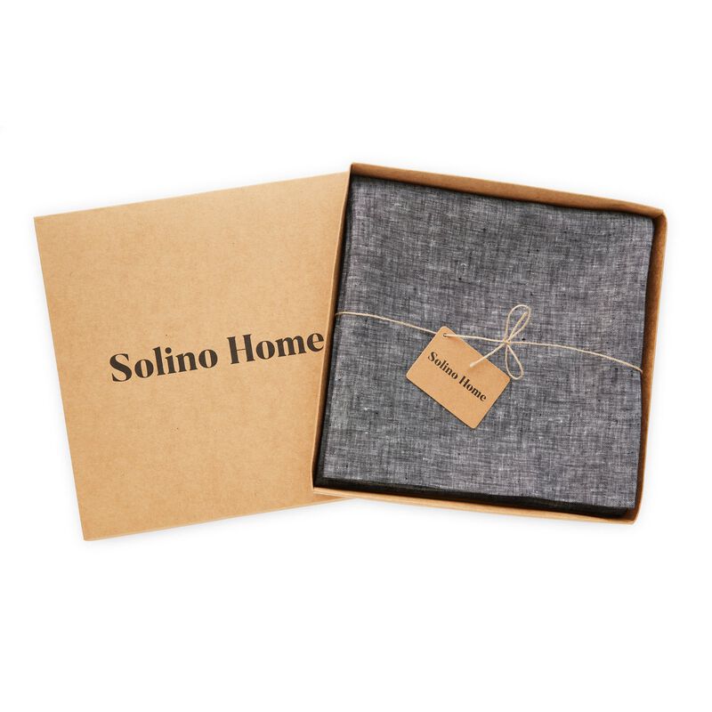 Solino Home 100% Pure Linen Curtain - Linen Curtain