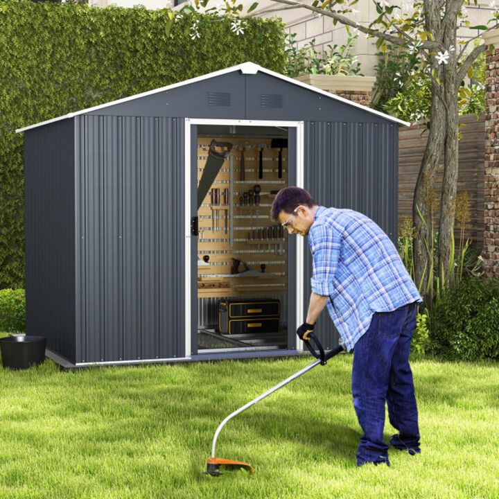 Hivvago Outside Storage Shed with Lock Air Window