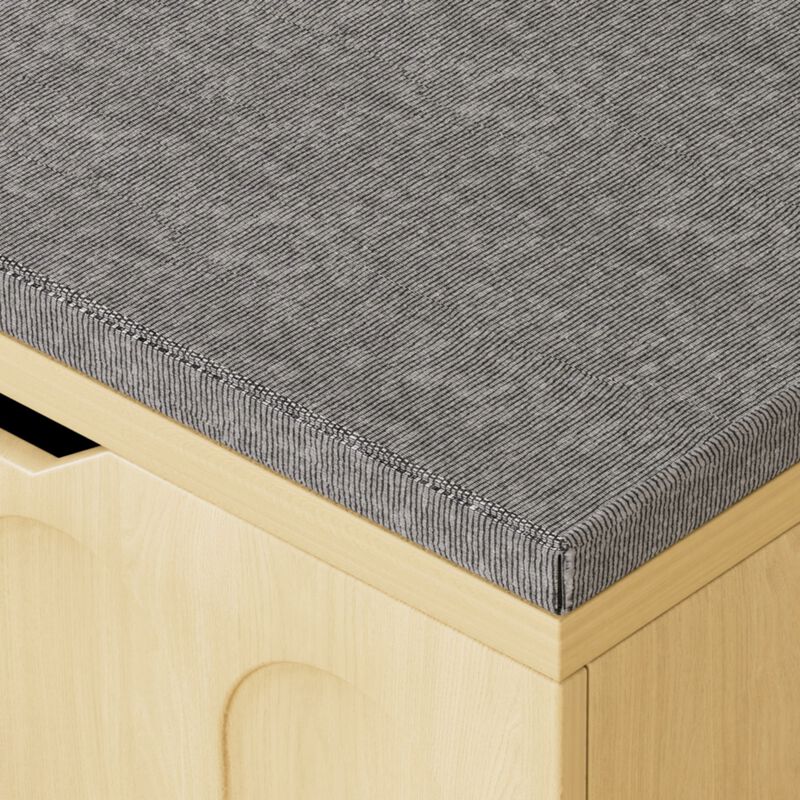 Crewis 3-Piece L-Shaped Wooden Storage Bench image number 4