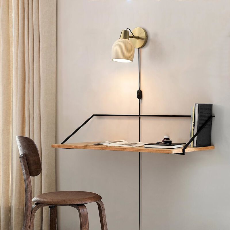 NOVA OF CALIFORNIA Petaluma Bone Porcelain Wall Sconce