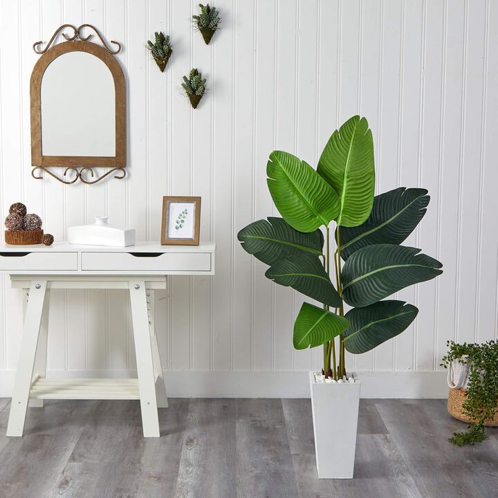 Hivvago 4.5 Feet Traveler Feets Palm Artificial Tree