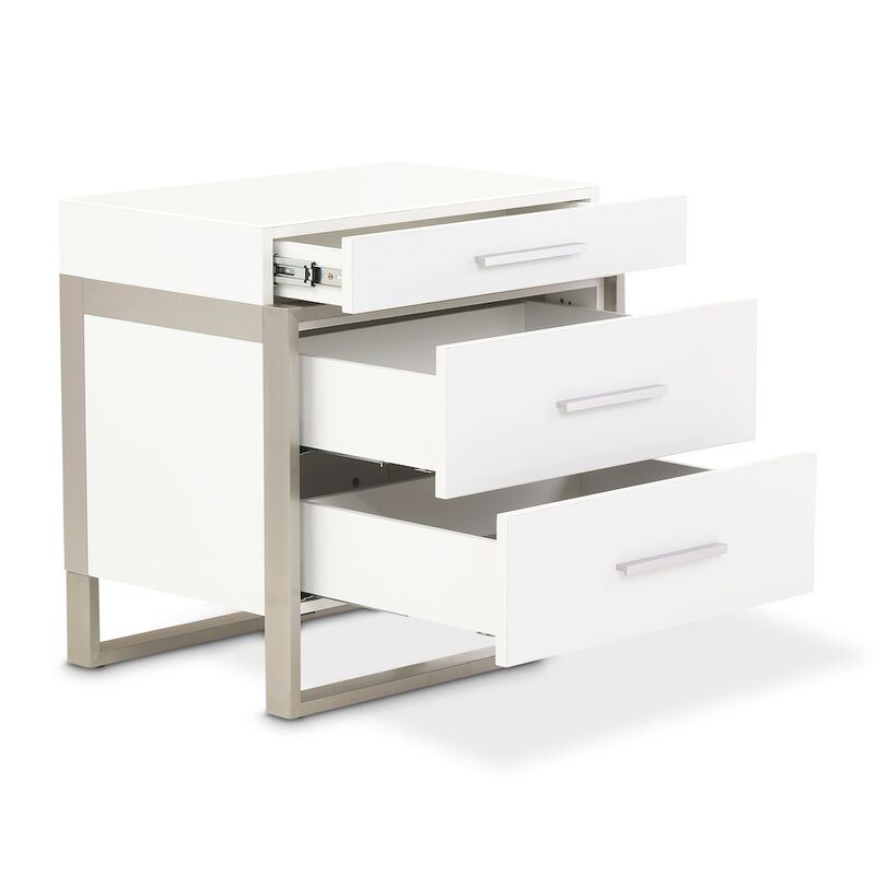 Marquee Nightstand - Cloud White image number 6