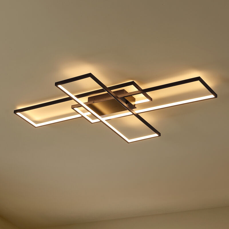 Palco Contemporary Minimalist Metal Adjustable Dimmable Geometric Integrated LED Flush Mount