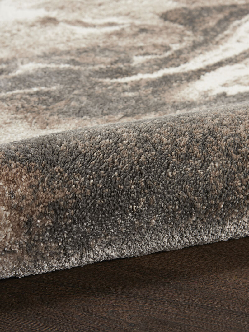 American Manor AMR03 Ivory/Mocha 3'11" x 5'11" Rug