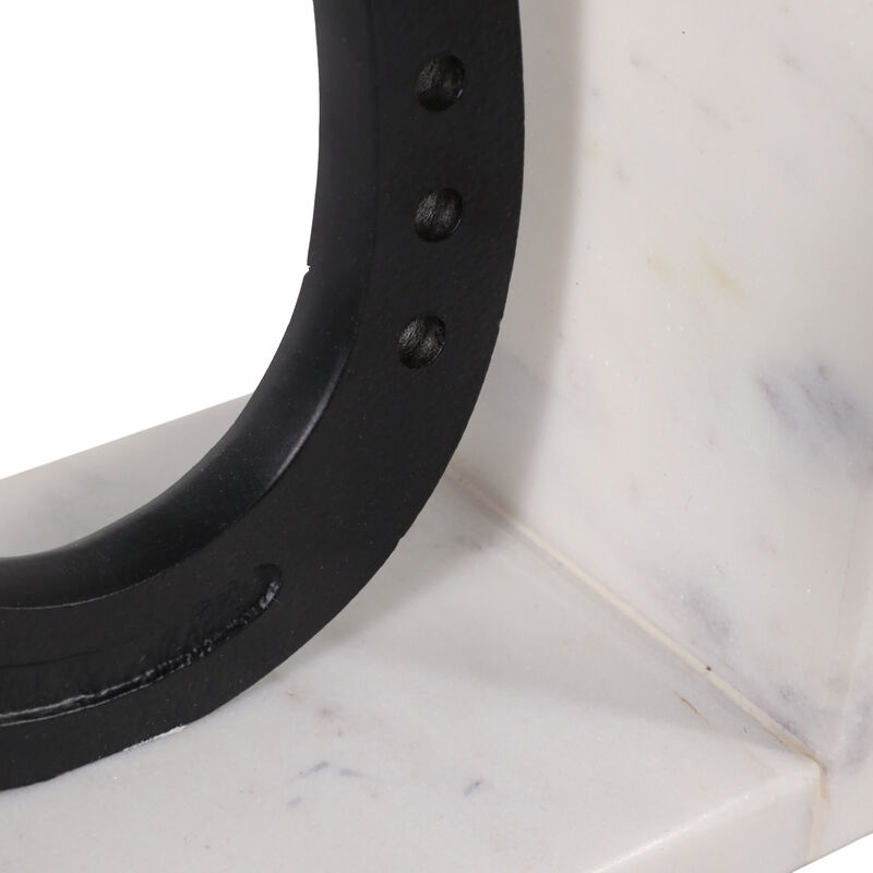 S/2 6" Horseshoe Bookends image number 3